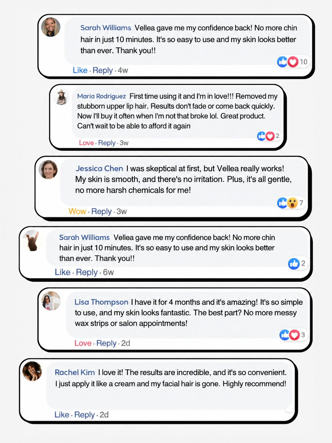 Vellea customer reviews